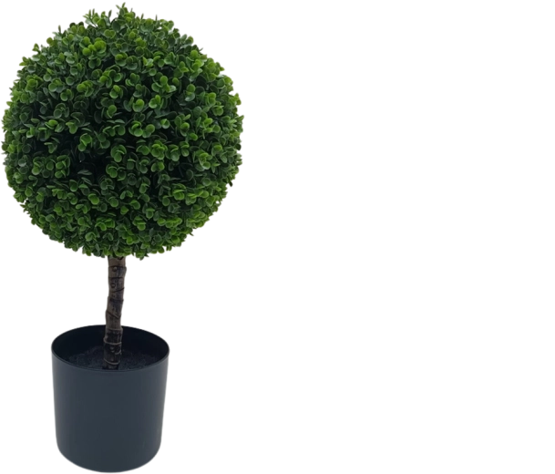 Buis artificiel en pot de 65 cm