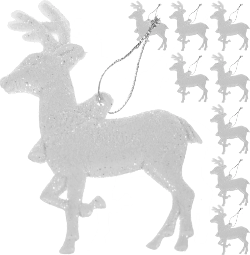 Décorations de Noël en forme de rennes Ruhhy - 9 pièces