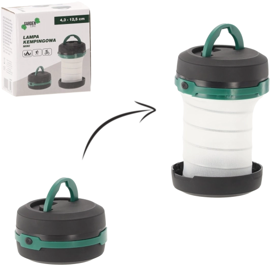 Mini lampe de camping 4,3–12,5 cm