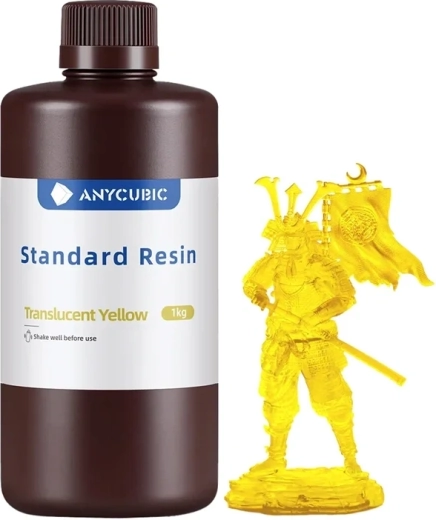 Anycubic Standard Resin jaune transparent