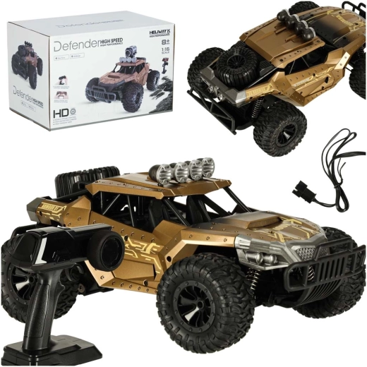 Voiture RC tout-terrain Drift 20 km/h marron
