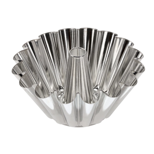 Moule à gâteau avec cheminée 23 cm en tôle étamée