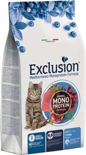 Exclusion croquettes pour chats adultes au thon 1,5 kg