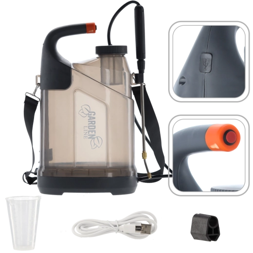 Pulvérisateur à pression sur batterie 7 l