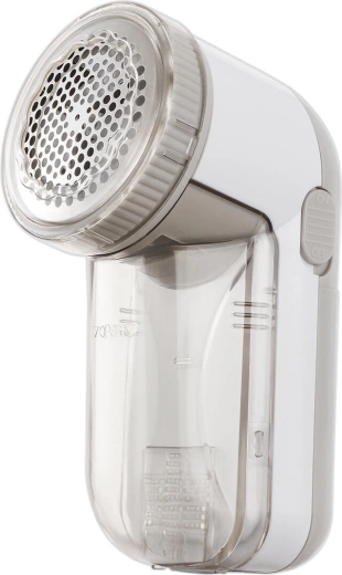 Rasoir anti-bouloches blanc/beige pour textiles