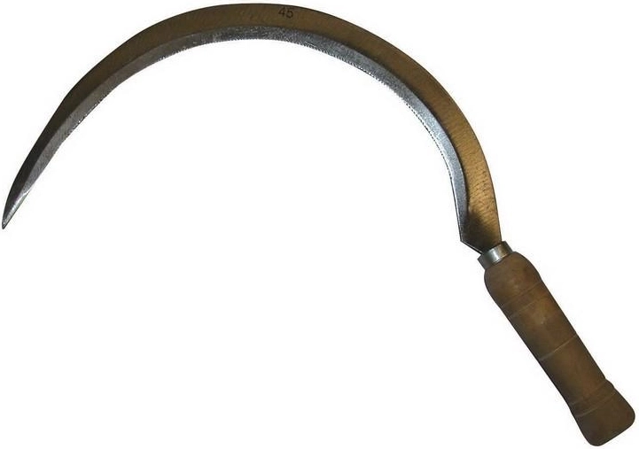 Faucille à lame dentelée 45 cm