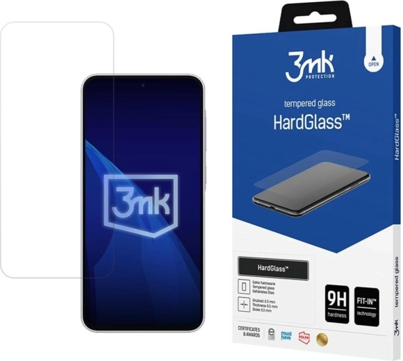 Verre trempé de protection 3MK HardGlass pour Samsung Galaxy A37 5G