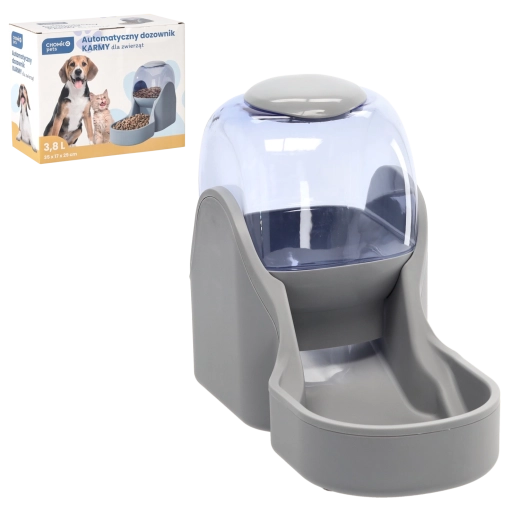 Distributeur automatique de nourriture pour chien et chat 3,8 l