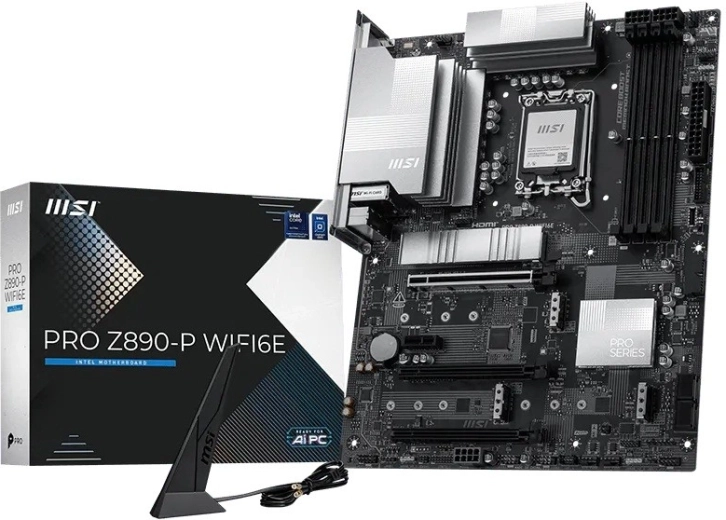 Carte mère ATX MSI Pro Z890-P WiFi 6E pour Intel LGA1851