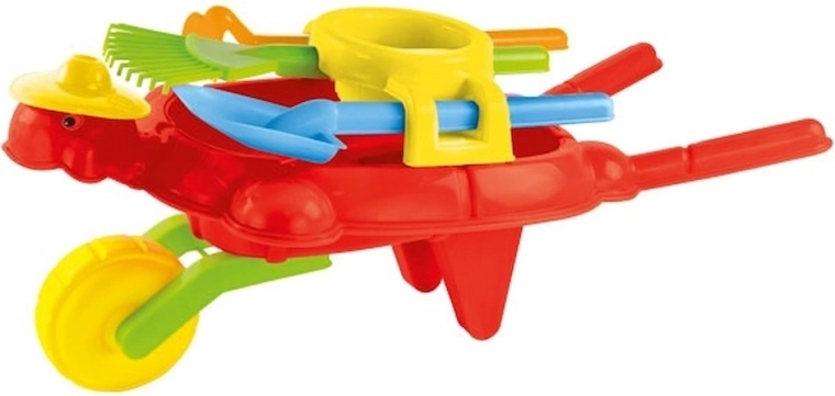Brouette Mochtoys avec outils pour enfants – tortue