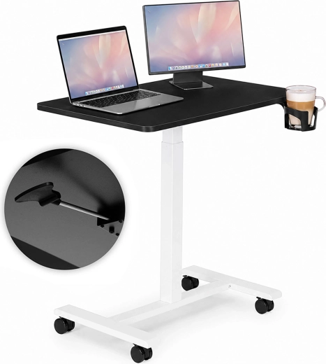 Table mobile réglable en hauteur pour ordinateur portable ModernHome 70 × 48 cm