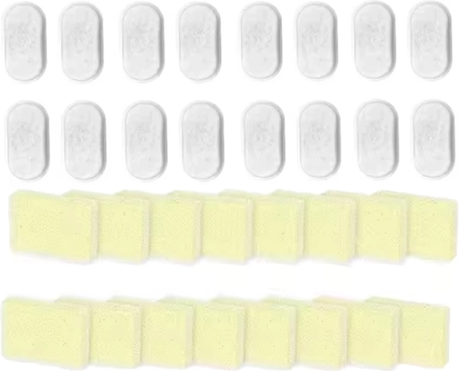 Filtres de rechange pour fontaine à eau ROJECO 1,5 L – lot de 16 pièces