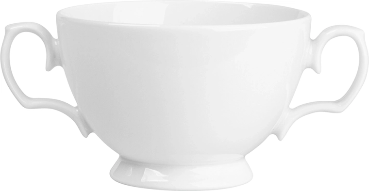MariaPaula Klasyka bol à bouillon en porcelaine blanche 350 ml