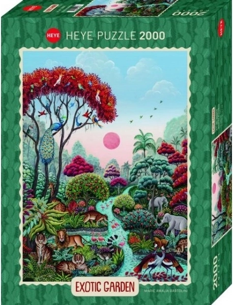 Puzzle HEYE 2000 pièces – paradis pour animaux sauvages