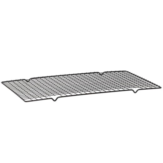 Grille de refroidissement en métal pour pâtisserie 41 × 25 cm, noire