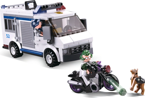 Sluban police – fourgon cellulaire et évasion à moto