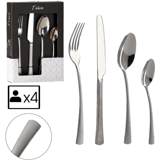 Set de couverts Turin 16 pièces