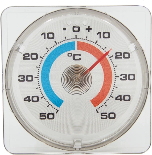 Thermomètre de fenêtre autocollant 7×7 cm