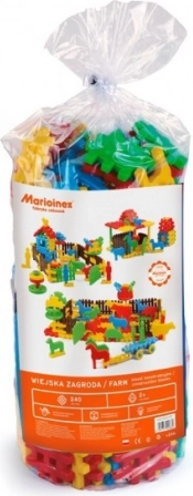 Blocs de construction ferme rurale en sachet