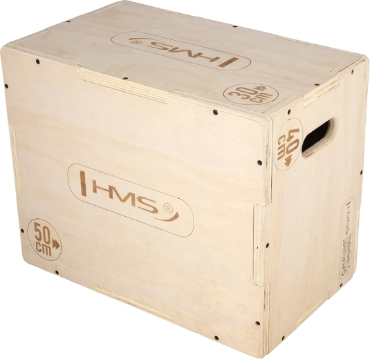 Box plyométrique HMS DSC04 en contreplaqué 50 × 40 × 30 cm