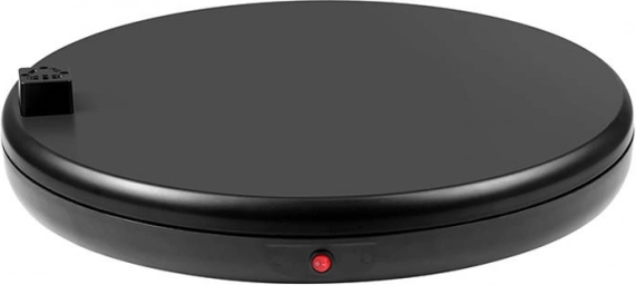 Support de présentation rotatif PULUZ 45 cm avec prise d’alimentation, noir