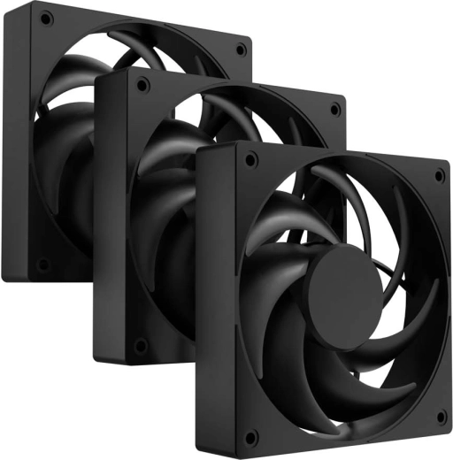Fury SAI S12 PWM kit de 3 ventilateurs noirs