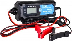 Chargeur intelligent de batterie auto avec écran LCD 6V/12V, 1A/4A, pour WET, GEL et AGM