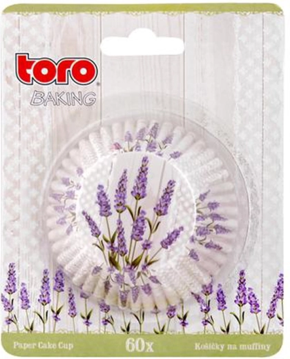 Caissettes en papier pour muffins TORO lavande, 60 pcs
