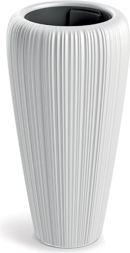 Pot de fleurs Orobo blanc 39,5 cm