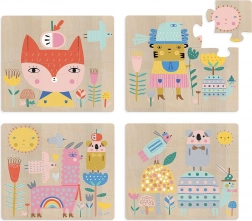 Puzzle en bois Vilac histoire évolutive