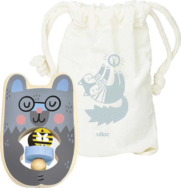 Vilac hochet en bois ourson