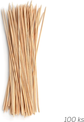 Brochettes pointues 27 cm (100 pcs)