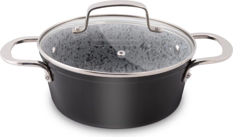 Casserole en granit Lamart avec couvercle 18 cm