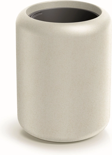 Cache-pot Ethick ulpho midl 48 cm avec insert, couleur sable - 1 pièce