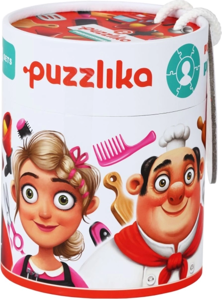 Puzzlika Professions 2 – puzzle ronds éducatifs, 21 pièces