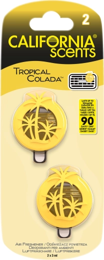 Désodorisant voiture California Scents Mini Diffuser Tropical Colada