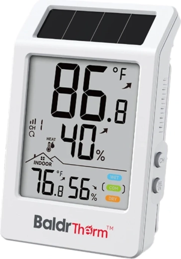 Thermo‑hygromètre solaire Rainpoint BALDRTHERM B0707