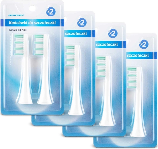 Têtes de rechange pour brosse à dents sonique Berdsen, 8 pcs