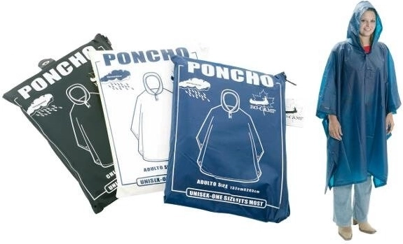 Imperméable pour enfants en PVC avec capuche, bleu