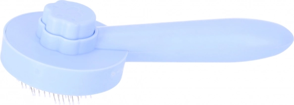 Brosse pour enlever les poils de chien ou de chat - bleu