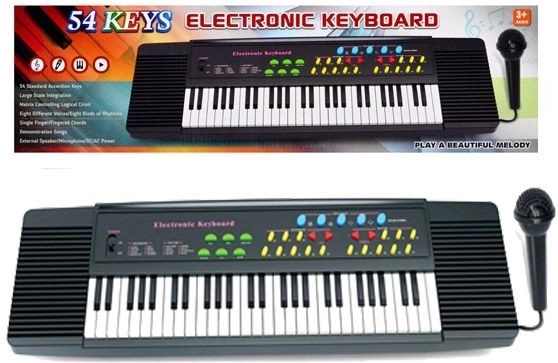 Orgue pour enfants (clavier) avec micro 50 cm - 1 pièce