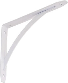 Console murale avec renfort arqué 175 × 125 mm