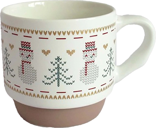 Mug en céramique avec bonhomme de neige 305 ml