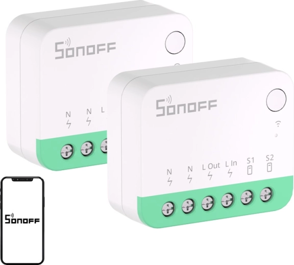 Sonoff MINIR4M Extreme Matter interrupteur Wi‑Fi (2 pcs)