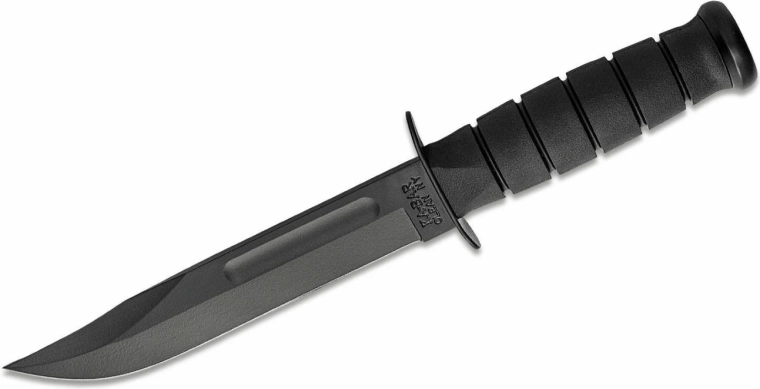 Ka-Bar Full Size Black – couteau outdoor 18 cm avec étui Kydex