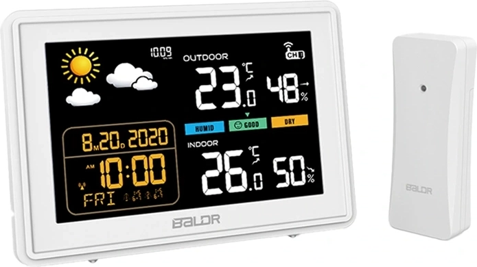 Station météo BaldrTherm avec capteur extérieur