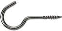 Œillet ouvert avec filetage 80 × 4,2 mm, zingué, 100 pcs