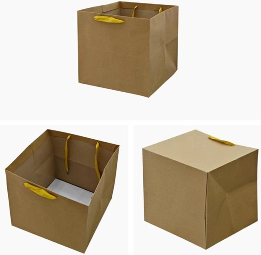 Sac cadeau 20 × 20 × 20 cm – assortiment de motifs