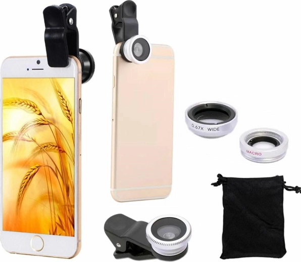 Ak315a ensemble d’objectifs 3 en 1 argent