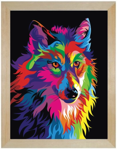Cadre en pin pour diamond painting 30 × 40 cm